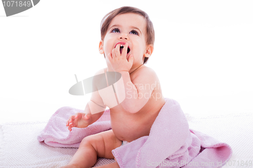 Image of Cute Baby laughing