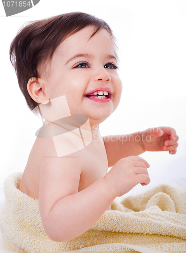 Image of Cute baby smiling
