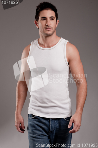 Image of Male model half length shot