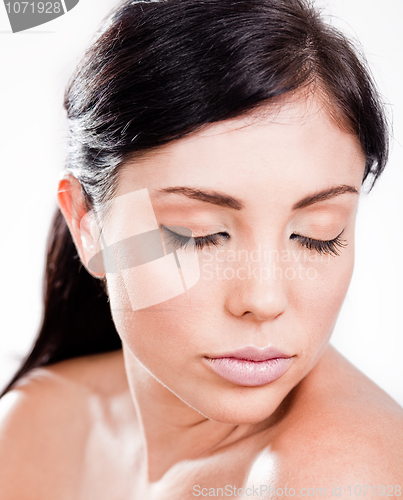 Image of woman with pink lips