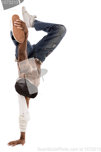Image of Steps in break-dance performed by the dancer