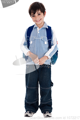 Image of young boy standing