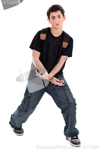 Image of dancing teenager
