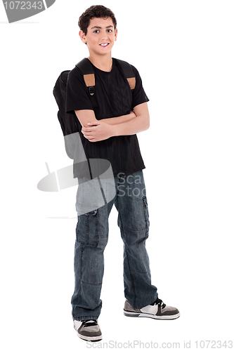Image of teenage school boy
