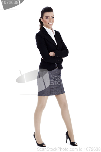 Image of Young business woman in professional costume
