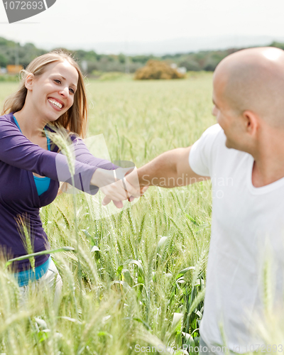 Image of Romantic couple in love