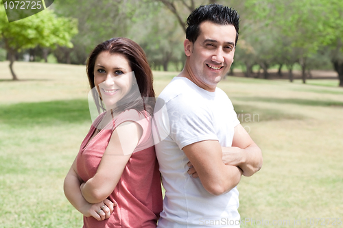Image of Sweet couple enjoy their weekend