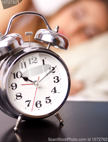 Image of Alarm clock on the table