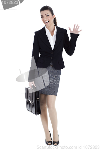 Image of Business woman says HAI