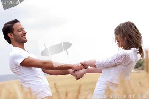 Image of Lovers in open place