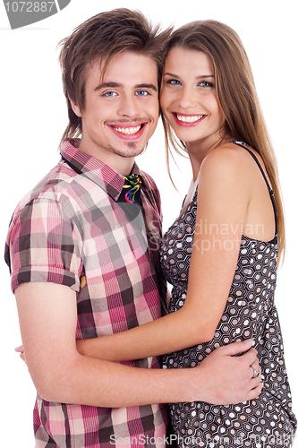 Image of portrait of young couple