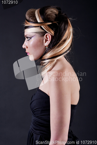 Image of Beautiful girl with make-up