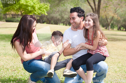 Image of Family in the summer park