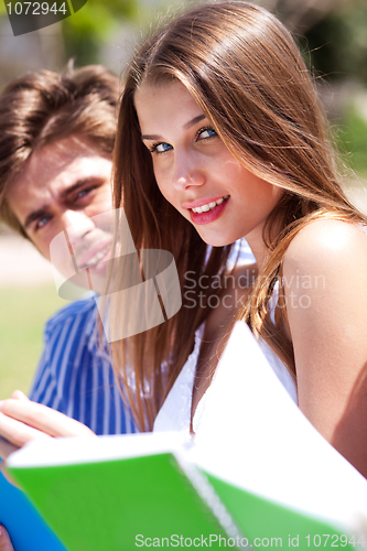 Image of Portrait of a smiling young student