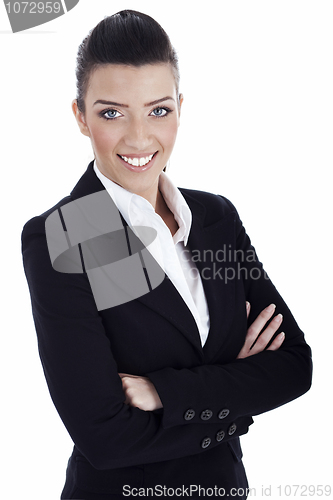 Image of Closeup smile of young professional