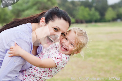 Image of Happy mother and daughter