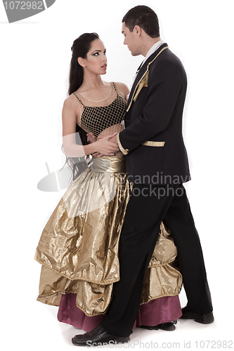 Image of Ball room dancing couple