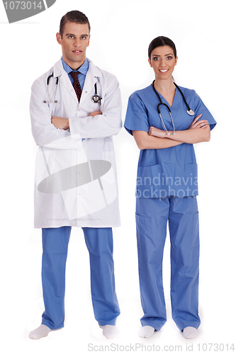 Image of Couple of young doctors