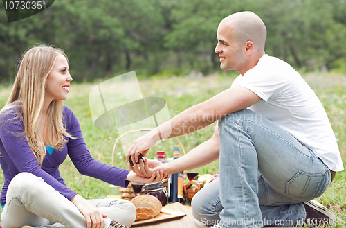 Image of Men make wedding proposal