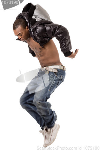 Image of Dancer jumping high