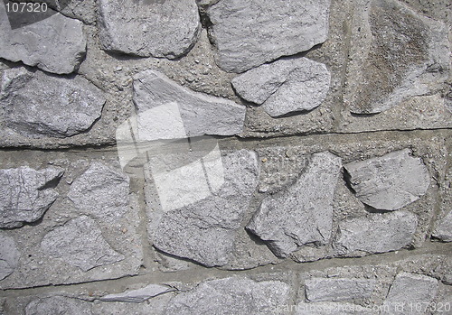 Image of crazy block wall