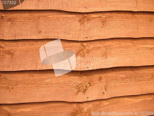 Image of overlap fence panel background