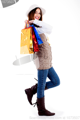 Image of woman doing shopping