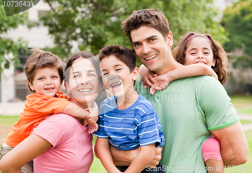 Image of Piggyride time, kids enjoying