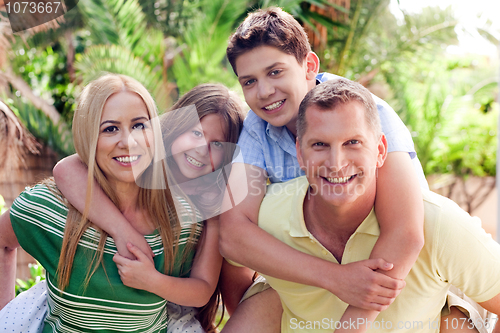 Image of Kids enjoying piggy ride