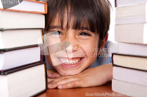 Image of Close-up of young school kid