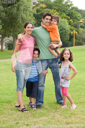 Image of Family in the summer park