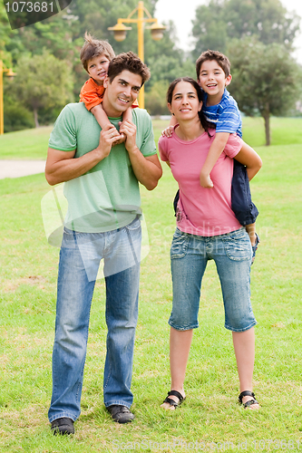 Image of Couple giving piggyback ride