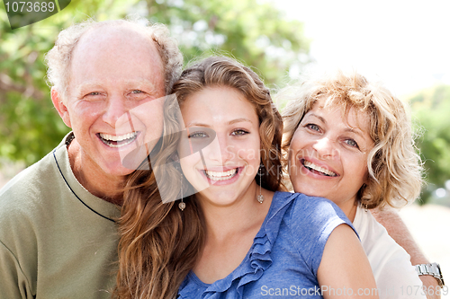Image of Portrait of happy family