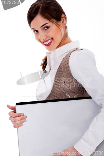 Image of lady with laptop