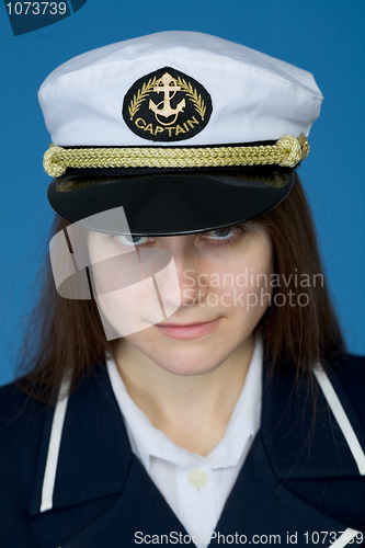 Image of Portrait of the girl - captain