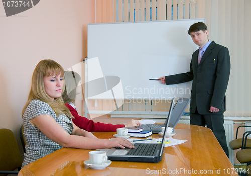 Image of Young man to speak at a meeting