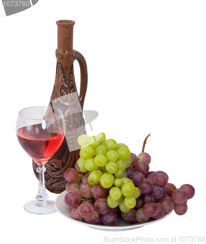 Image of Bright still life with wine