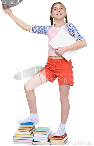 Image of Girl and books