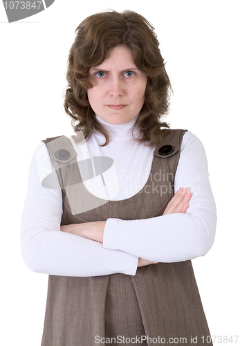 Image of Portrait angry woman