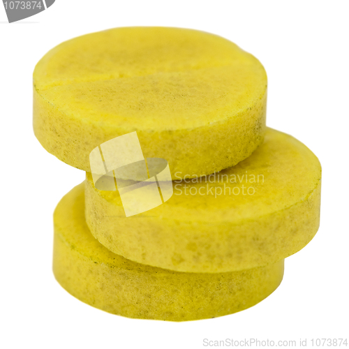 Image of Yellow tablet