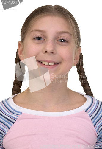 Image of Portrait smiling girl