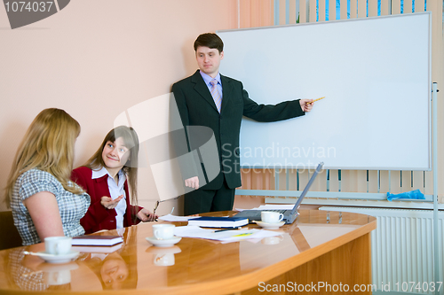 Image of Young man to speak at a meeting