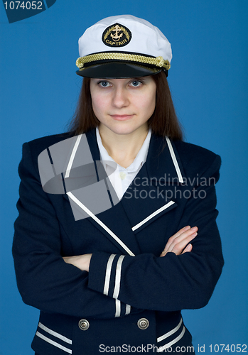 Image of Portrait of the girl - captain