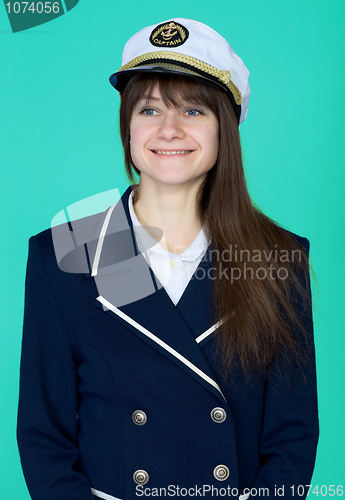 Image of Portrait of the girl - captain