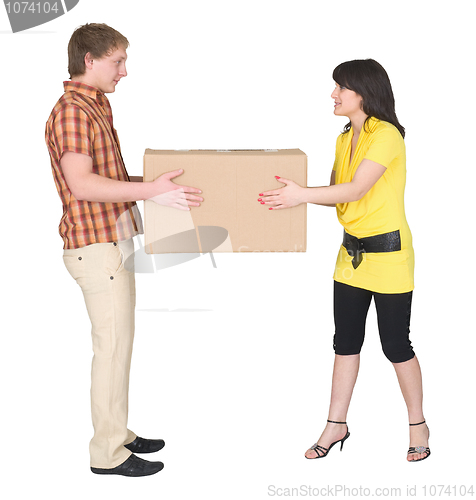 Image of Guy and the girl divide big box