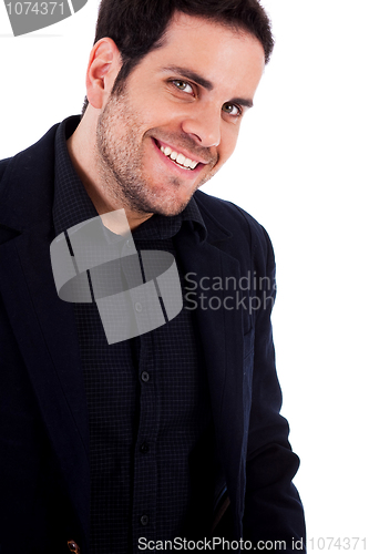 Image of young cheerful man