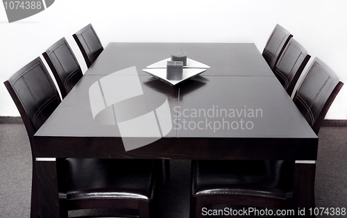 Image of Modern dining table