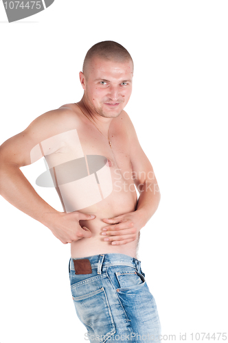 Image of Man isolated on white
