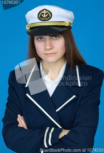 Image of Portrait of the beautiful captain