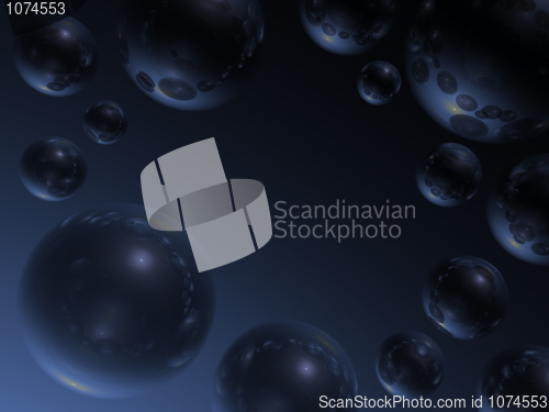 Image of dark bubbles
